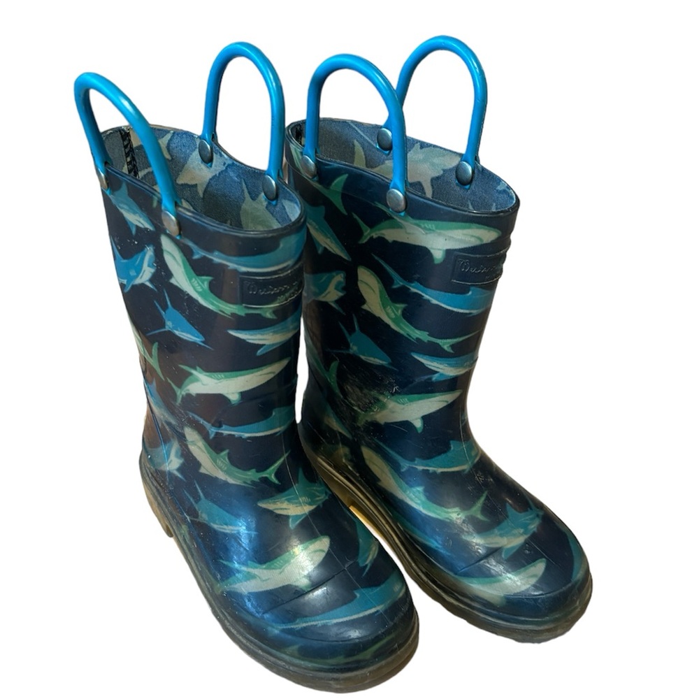 Shark rain boots size 9